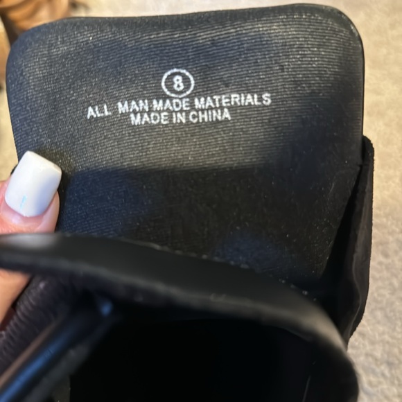 Black wedge bling sneaker - Picture 2 of 6